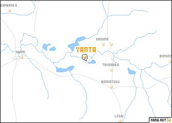 map of Yanta