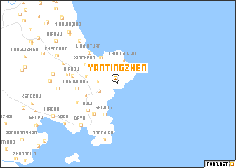 map of Yantingzhen