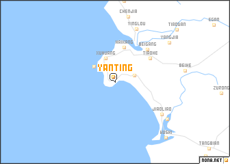 map of Yanting