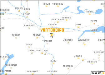 map of Yantouqiao