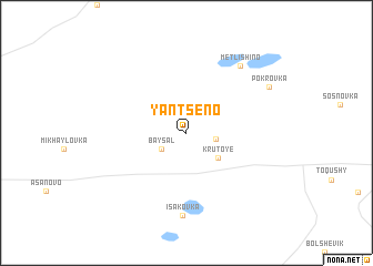 map of Yantseno