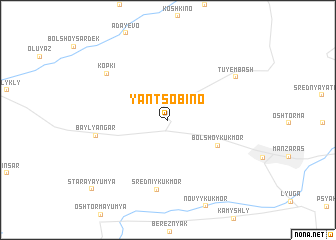 map of Yantsobino