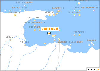 map of Yantupo