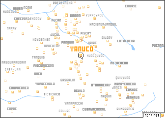 map of Yanuco