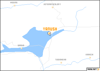 map of Yanush