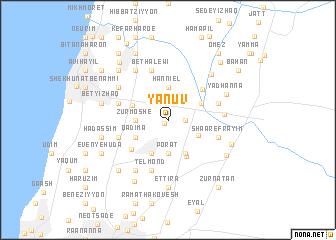 map of Yanuv