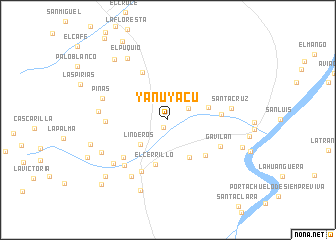 map of Yanu Yacu