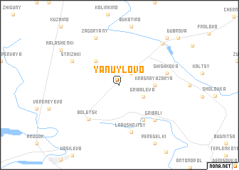 map of Yanuylovo