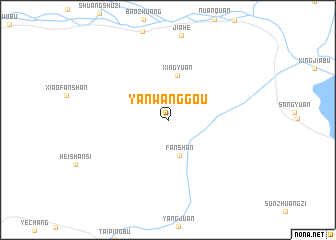 map of Yanwanggou