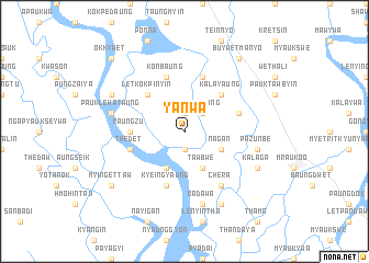 map of Yanwa