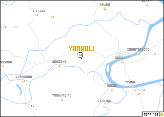 map of Yanwoli