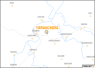 map of Yanwuchong