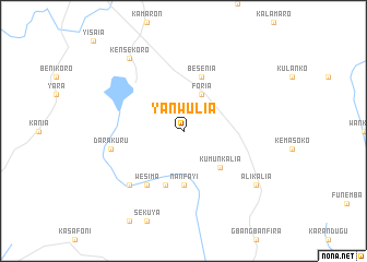 map of Yanwulia