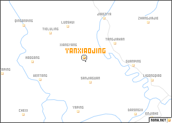map of Yanxiaojing