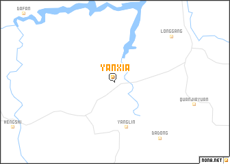 map of Yanxia