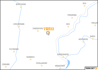 map of Yanxi