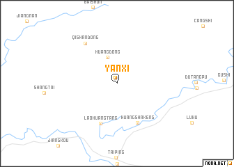 map of Yanxi