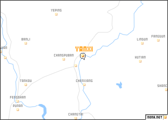 map of Yanxi