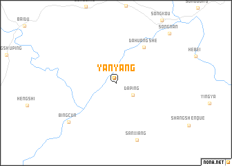 map of Yanyang