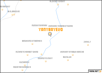 map of Yanybayevo