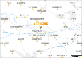 map of Yanychik