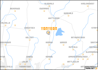 map of Yan Yean