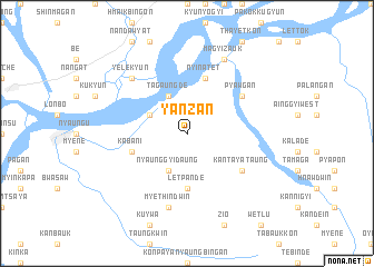 map of Yanzan