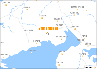 map of Yanzaobei