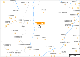 map of Yanza