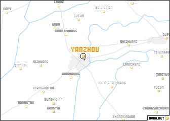 map of Yanzhou