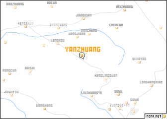 map of Yanzhuang