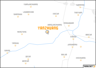 map of Yanzhuang