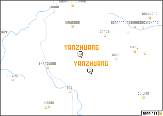 map of Yanzhuang