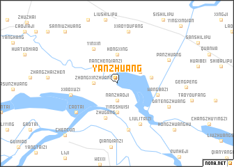 map of Yanzhuang