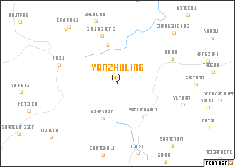 map of Yanzhuling