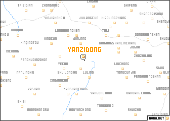 map of Yanzidong