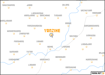 map of Yanzihe