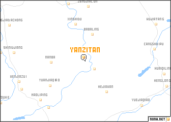 map of Yanzitan