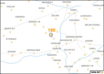 map of Yan