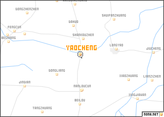 map of Yaocheng