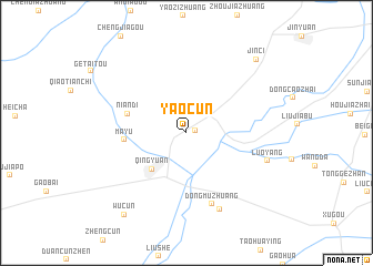 map of Yaocun