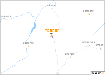 map of Yaocun