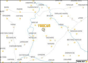 map of Yaocun