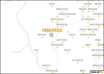 map of Yaodarou