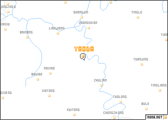 map of Yaoda