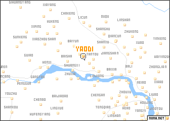 map of Yaodi