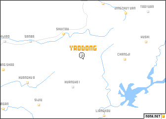 map of Yaodong
