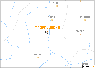 map of Yaofalu-Moke
