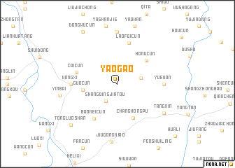 map of Yaogao