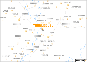 map of Yaoglogleu